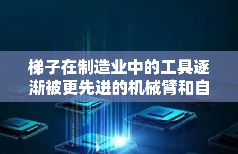 梯子在制造业中的工具逐渐被更先进的机械臂和自动化设备取代,特别是在需要高精度、高效率搬运和自动化的情况下。以下是逐步的解释和总结 梯子在制造业中的工具逐渐被更先进的机械臂和自动化设备取代,特别是在需要高精度、高效率搬运和自动化的情况下。以下是逐步的解释和总结