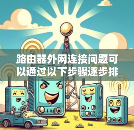 路由器外网连接问题可以通过以下步骤逐步排查和解决 路由器外网连接问题可以通过以下步骤逐步排查和解决