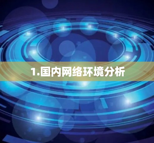 1.国内网络环境分析 1.国内网络环境分析