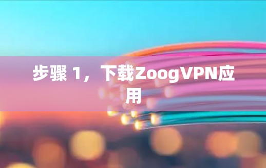 步骤 1,下载ZoogVPN应用 步骤 1,下载ZoogVPN应用