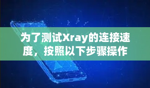 为了测试Xray的连接速度，按照以下步骤操作