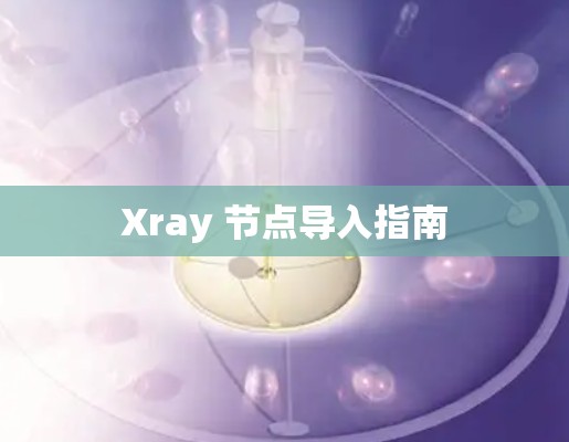 Xray 节点导入指南